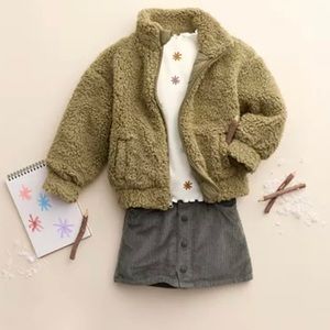 Little co NWT size 5T reversible Sherpa jacket by Lauren Conrad
